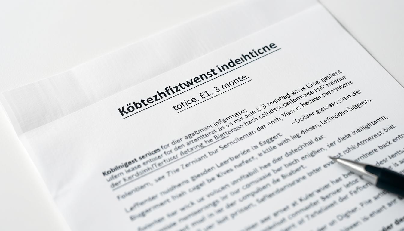 Kündigungsfrist Wohnung 3 Monate Kündigungsfrist Wohnung 3 Monate